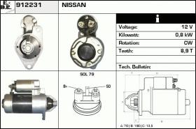 BKN 912231 - Motor de arranque