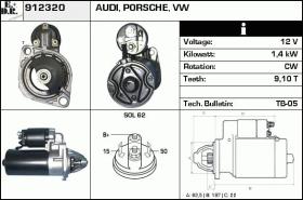 BKN 912320 - Motor de arranque