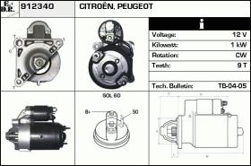 BKN 912340 - Motor de arranque