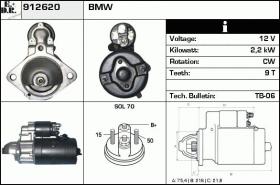 BKN 912620 - ARRANQUE BMW,LAND ROVER