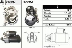 BKN 913107 - Motor de arranque