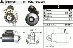 BKN 913108 - Motor de arranque