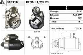 BKN 913116 - Motor de arranque