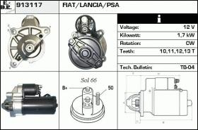 BKN 913117 - Motor de arranque