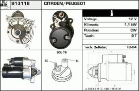 BKN 913118 - Motor de arranque