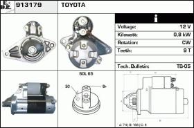 BKN 913179 - ARRANQUE TOYOTA