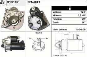 BKN 913187 - ARRANQUE RENAULT