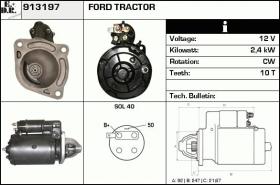 BKN 913197 - ARRANQUE FORD(NEW HOLLAND)JCB