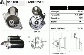 BKN 913198 - Motor de arranque