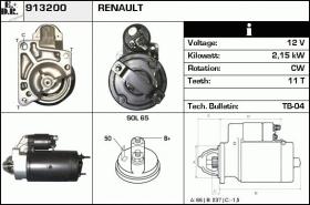 BKN 913200 - Motor de arranque