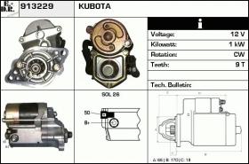 BKN 913229 - ARRANQUE KUBOTA