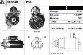 BKN 913240 - Motor de arranque