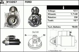 BKN 913267 - Motor de arranque