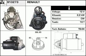 BKN 913273 - ARRANQUE RENAULT