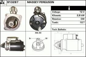 BKN 913287 - ARRANQUE JCB,MASSEY FERGUSON