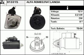 BKN 913315 - Motor de arranque