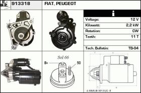 BKN 913318 - Motor de arranque