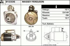 BKN 913336 - ARRANQUE MASSEY FERGUSON