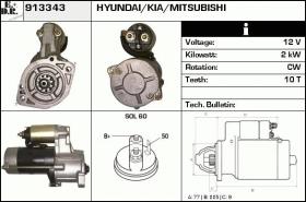 BKN 913343 - Motor de arranque