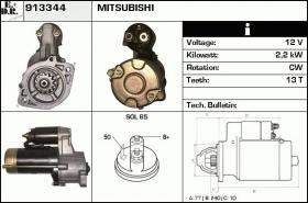 BKN 913344 - Motor de arranque