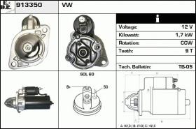 BKN 913350 - ARRANQUE VW