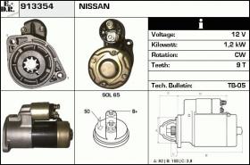 BKN 913354 - ARRANQUE NISSAN