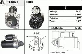 BKN 913360 - ARRANQUE FORD