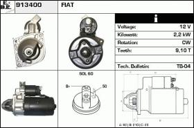 BKN 913400 - ARRANQUE FIAT