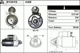 BKN 913410 - ARRANQUE VW,AUDI