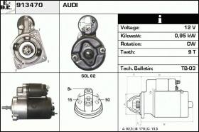 BKN 913470 - Motor de arranque