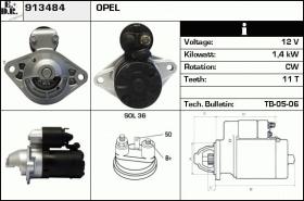 BKN 913484 - Motor de arranque