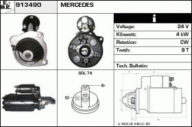 BKN 913490 - Motor de arranque