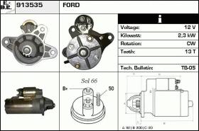 BKN 913535 - Motor de arranque