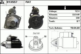 BKN 913557 - Motor de arranque