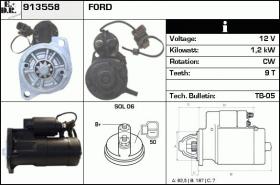 BKN 913558 - ARRANQUE NISSAN,FORD