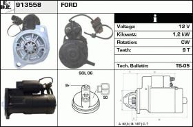 BKN 913558 - ARRANQUE NISSAN,FORD