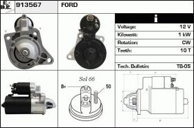 BKN 913567 - Motor de arranque