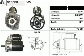 BKN 913590 - Motor de arranque