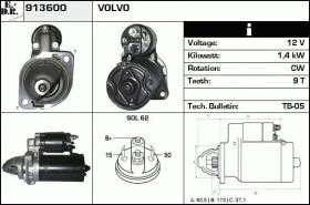 BKN 913600 - Motor de arranque