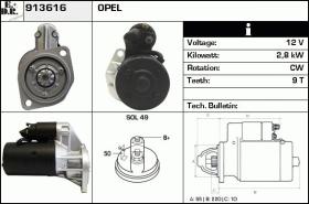 BKN 913616 - ARRANQUE OPEL