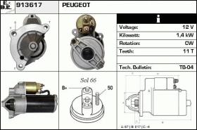 BKN 913617 - Motor de arranque