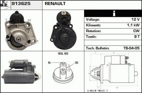 BKN 913625 - ARRANQUE RENAULT,VOLVO