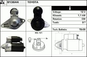 BKN 913644 - ARRANQUE TOYOTA