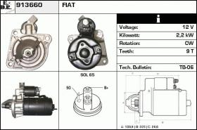 BKN 913660 - Motor de arranque