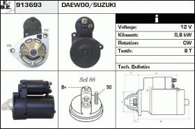 BKN 913693 - Motor de arranque