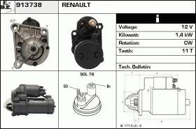 BKN 913738 - Motor de arranque