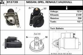 BKN 913739 - Motor de arranque