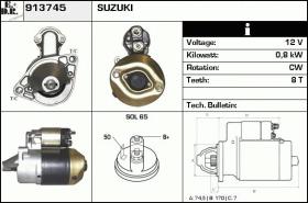 BKN 913745 - Motor de arranque