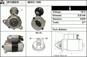 BKN 913824 - Motor de arranque