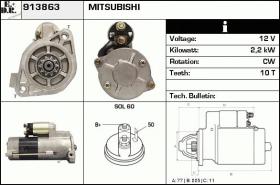 BKN 913863 - Motor de arranque